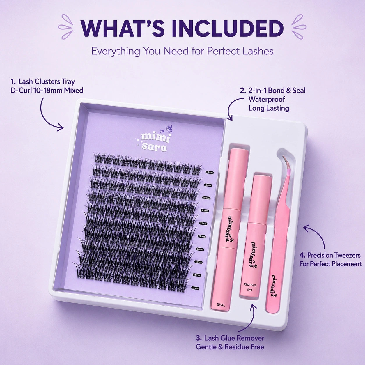 MimiSara Eyelash Extension Kit