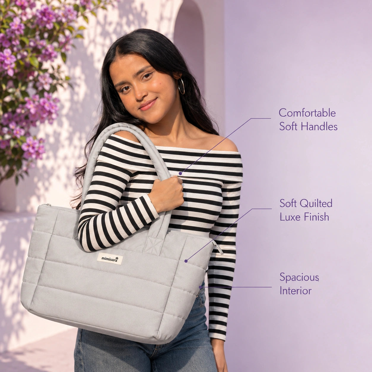 MimiSara Luna Tote Bag