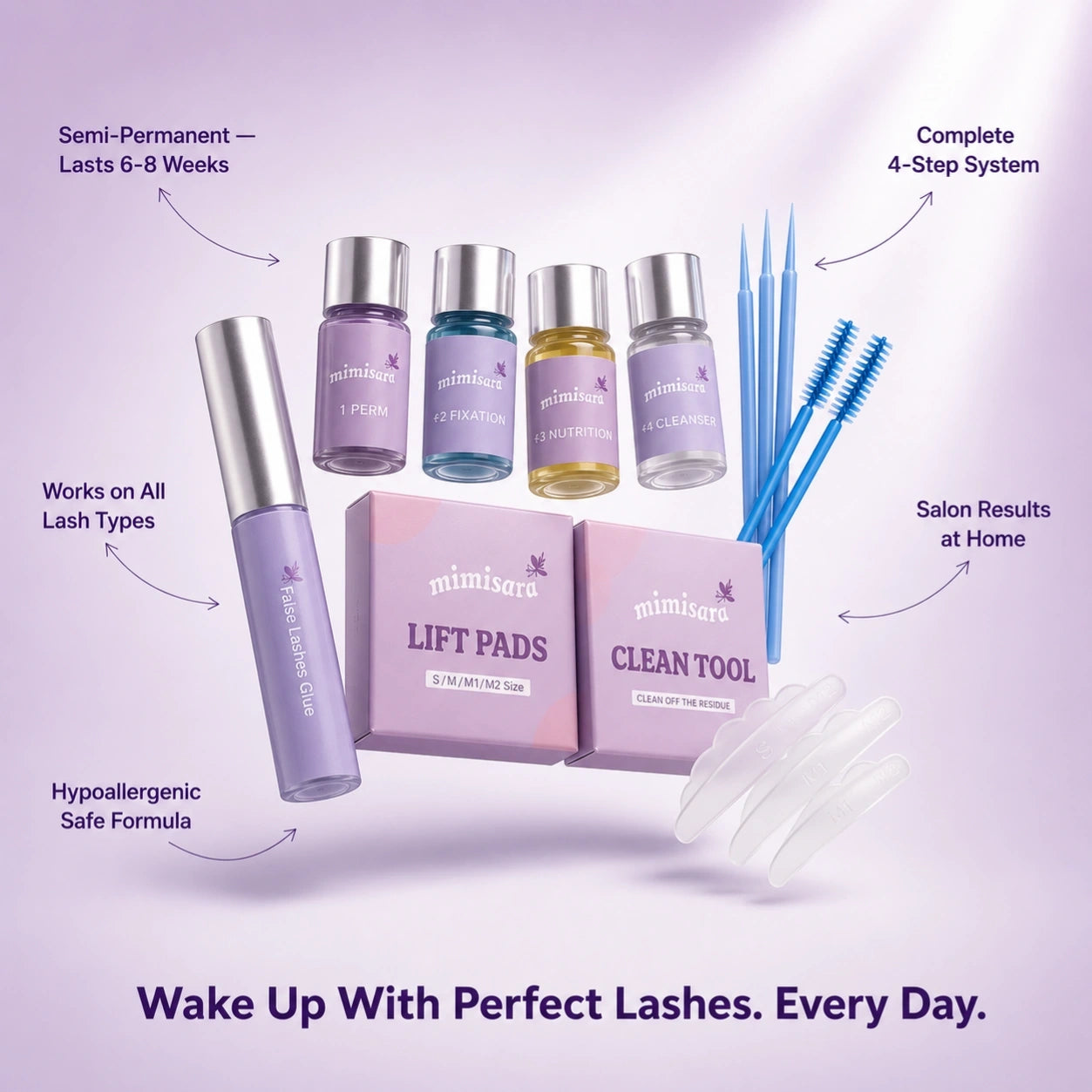MimiSara Perm Lash Lift Kit