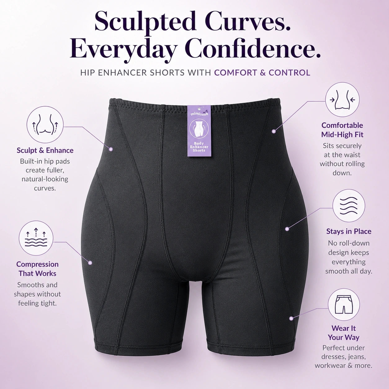 MimiSara Hip Shaper