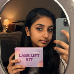 MimiSara lash lift customer photo